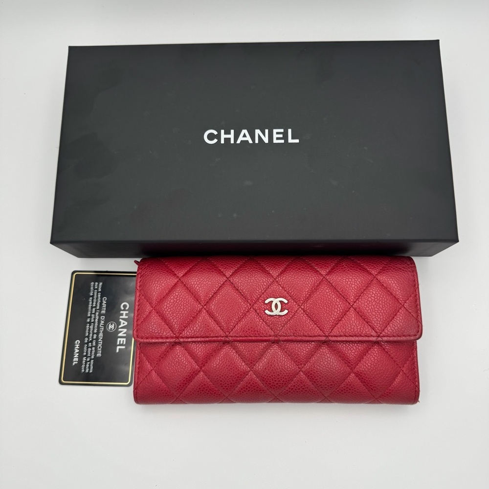 Chanel Quilted Leather Wallet